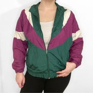 Vintage | Light Colorful Bomber Jacket